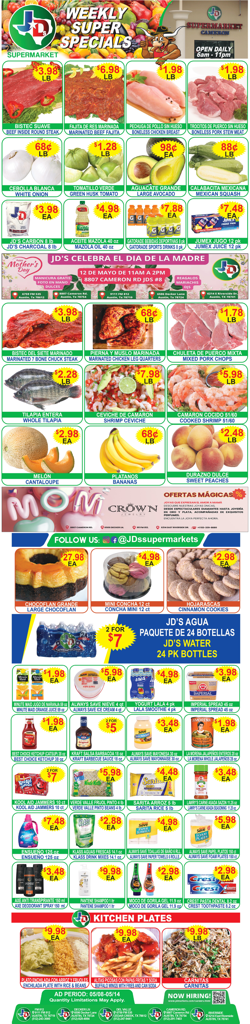 JD's Supermarkets Instore Ad - Page 1